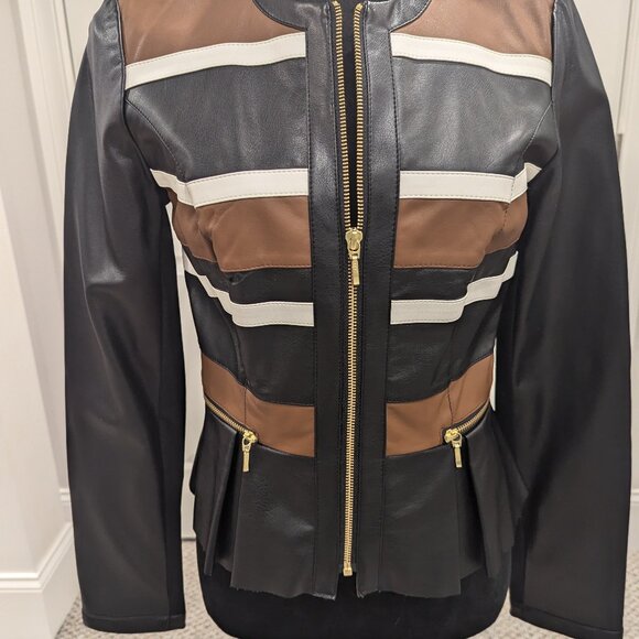 INC Vegan Leather Jacket XS - Picture 1 of 5